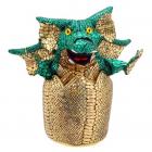 Marionette Oeuf dragon vert