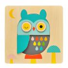 Puzzle en bois Chouette Petit Collage