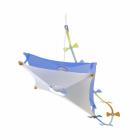 Lampe suspension enfant  cerf volant bleu