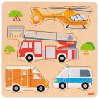Puzzle véhicules de secours