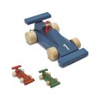 Voiture de courses bleu
