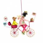 Triplette lapin ourson Framboise