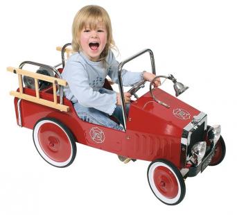 Voiture à pédale pompier