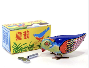 Oiseau Métal à clé