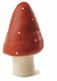 Lampe Champignon Rouge